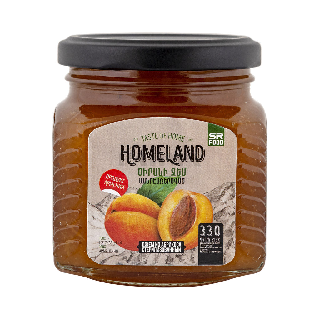 Apricot jam 330g "Homeland"