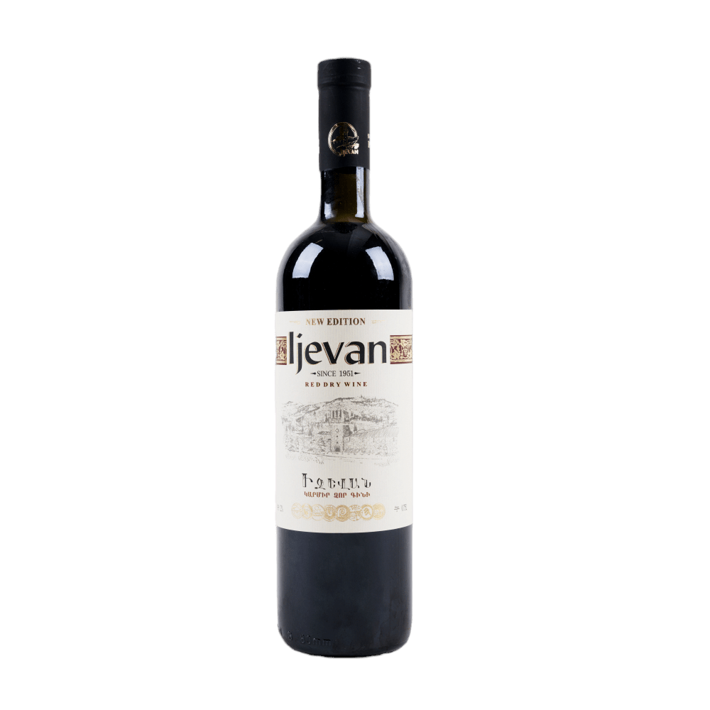 Dry red wine 0.75L "Ijevan"