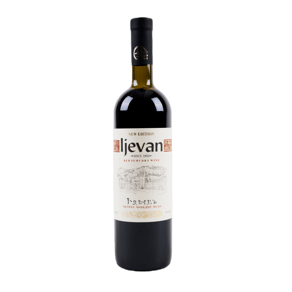 Red semi-dry wine 0.75L "Ijevan"