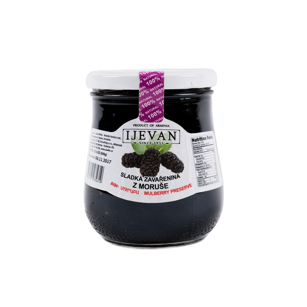 Black mulberry preserve 600g "Ijevan"