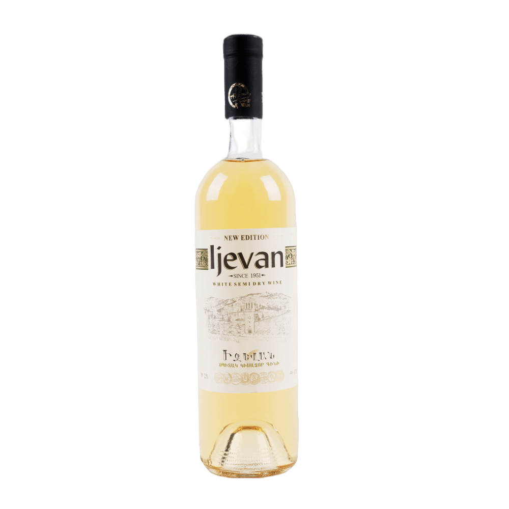 Semi-dry white wine 0.75L "Ijevan"