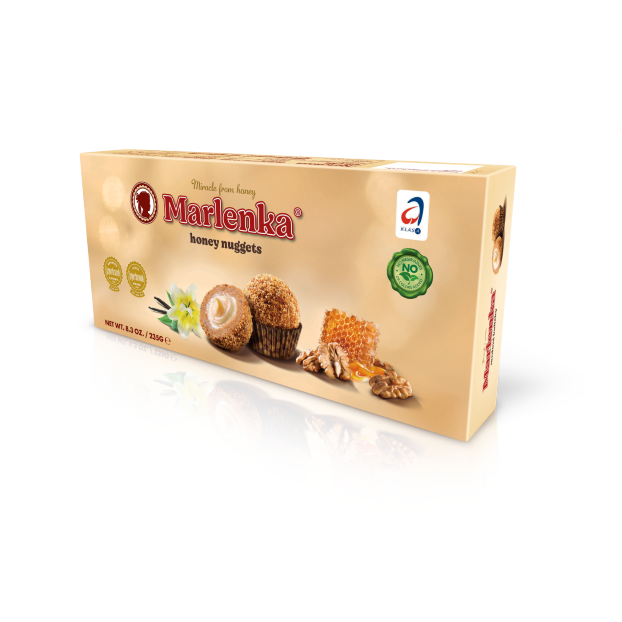 Kulki miodowe z orzechami "Marlenka" 235g