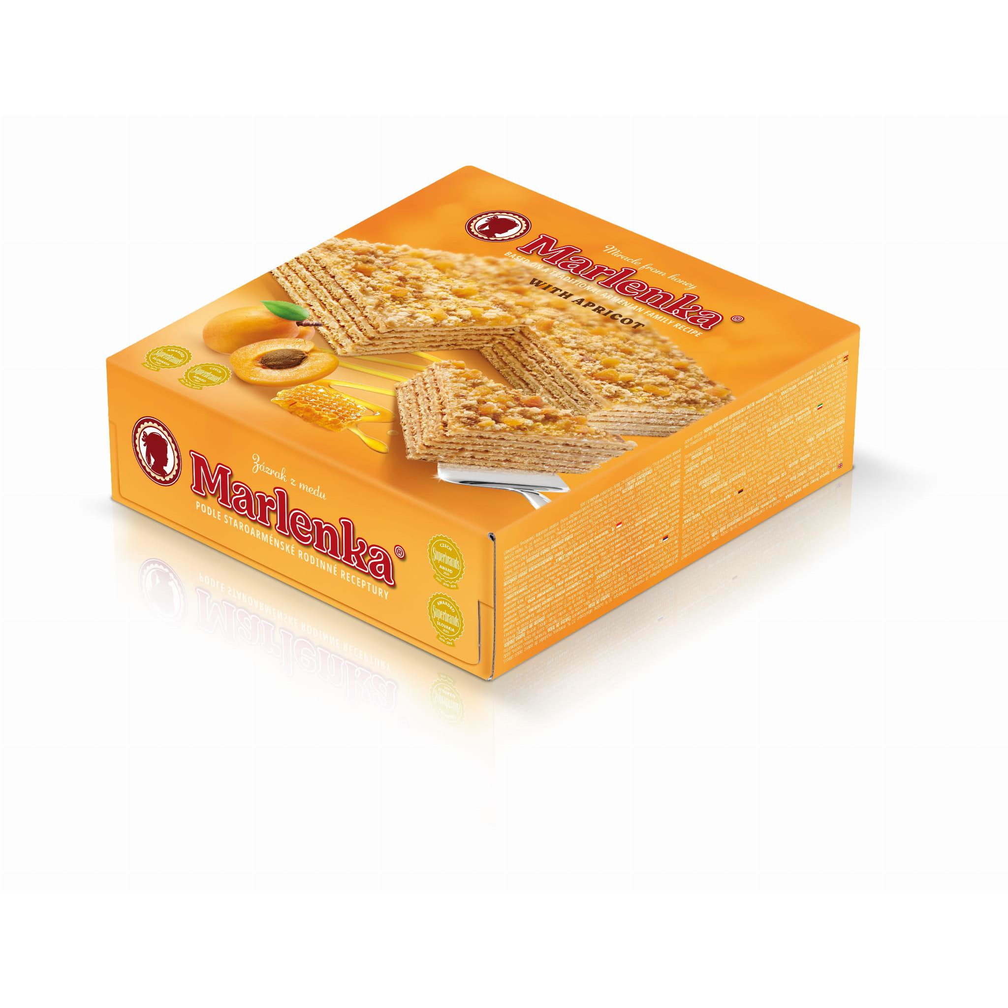 Tort miodowy morelowy "Marlenka" 800g