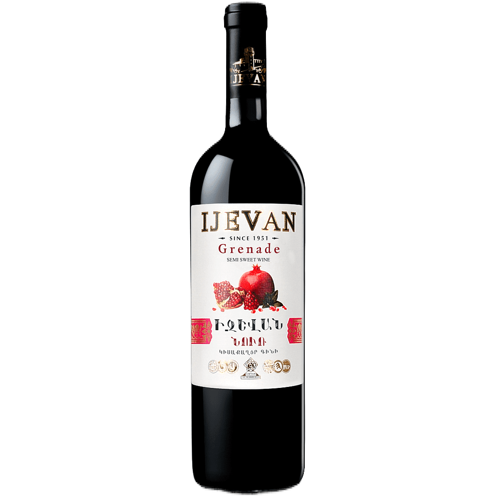 Pomegranate - Semi-sweet red wine 0.75L "Ijevan"