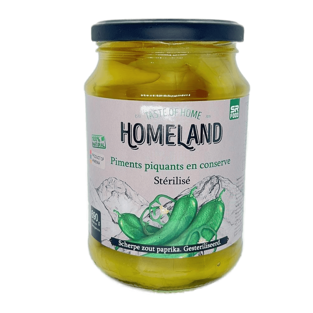 Pickled peppers 690g "Homeland" 