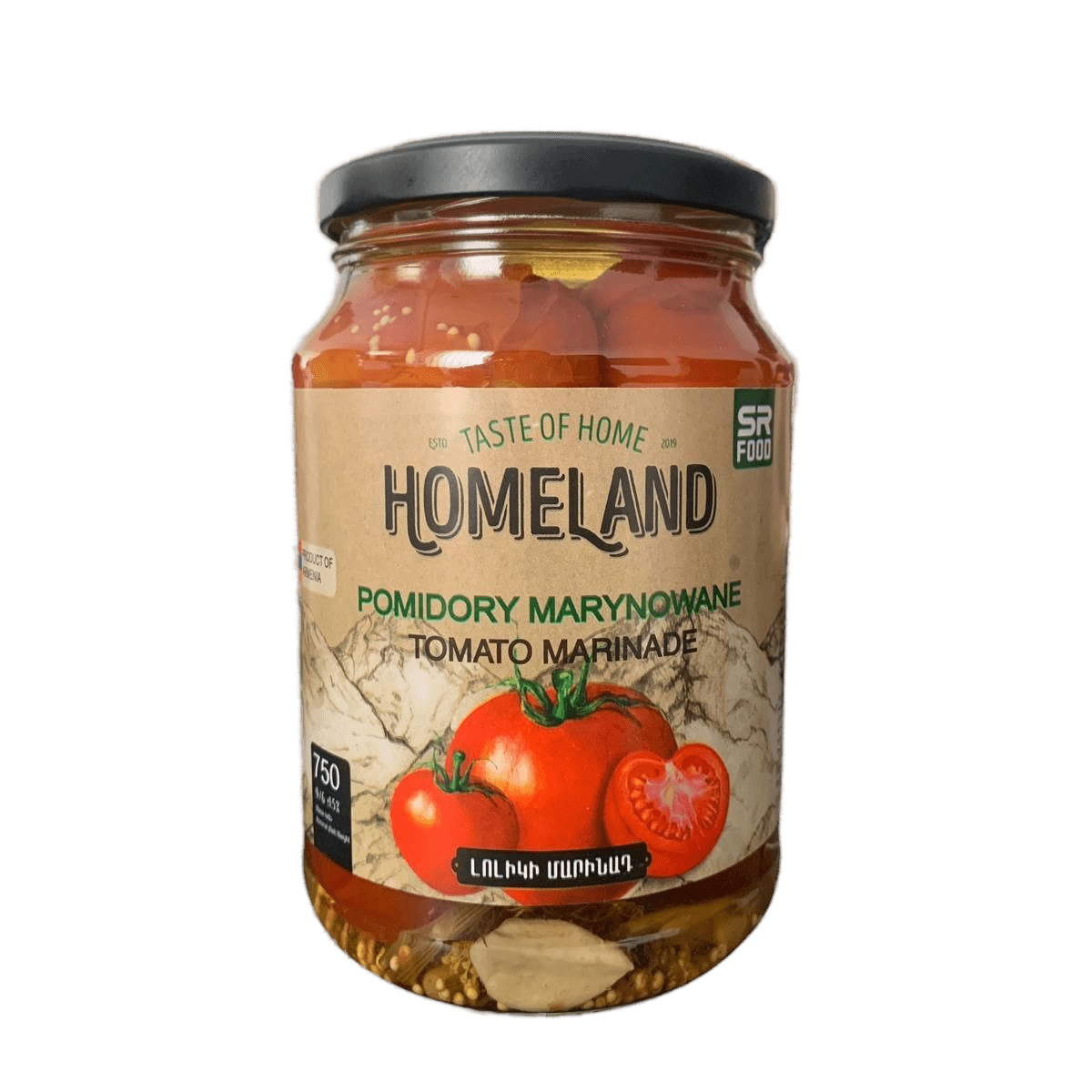 Pomidory Marynowane 750g "Homeland"