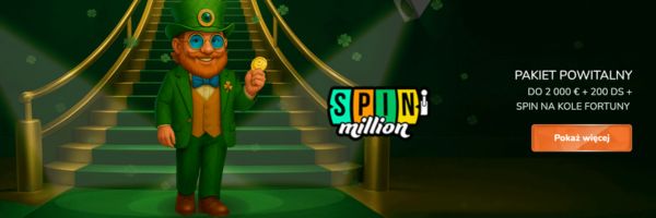 Spin Million Casino bonus powitalny